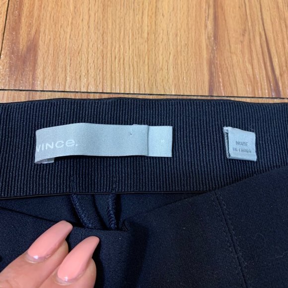 Vince Navy Stitch Front Seam Slim Legging Pants - Picture 7 of 15